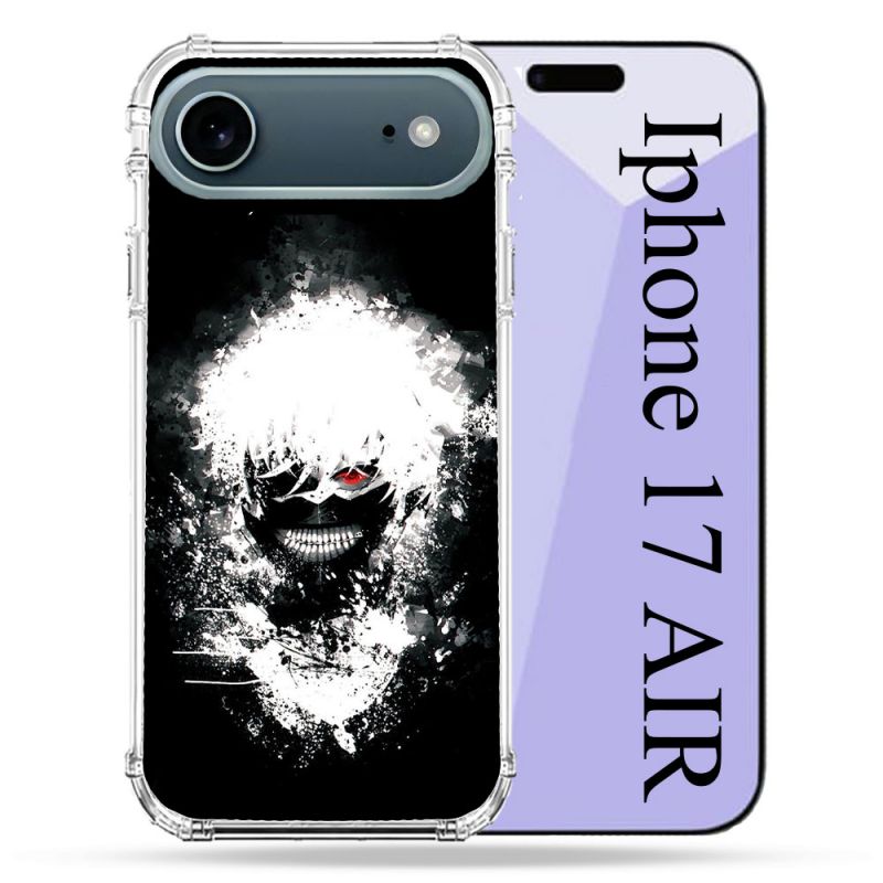 Coque Renforcée Magsafe Pour Iphone 17 Air Manga Tokyo Ghoul Kaneki Tag