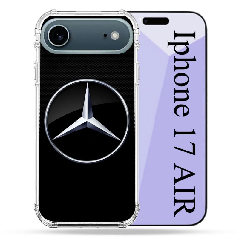 Coque Renforcée Magsafe Pour Iphone 17 Air Mercedes Carbone