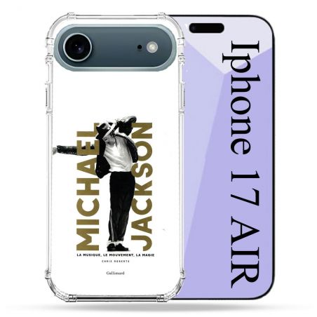 Coque Renforcée Magsafe Pour Iphone 17 Air Michael Jackson Blanc