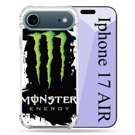 Coque Renforcée Magsafe Pour Iphone 17 Air Monster Energy Tache