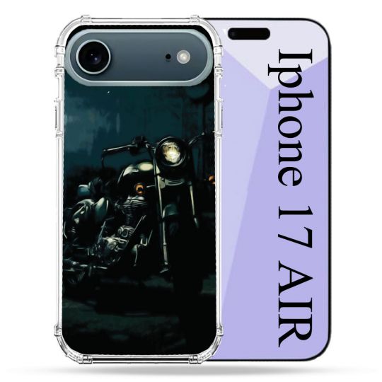 Coque Renforcée Magsafe Pour Iphone 17 Air Moto Harley Vintage