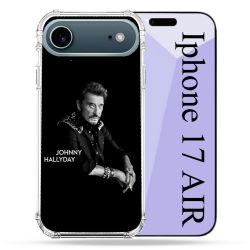 Coque Renforcée Magsafe Pour Iphone 17 Air Musique Johnny Hallyday Noir