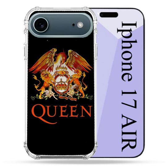 Coque Renforcée Magsafe Pour Iphone 17 Air Musique Rock Queen