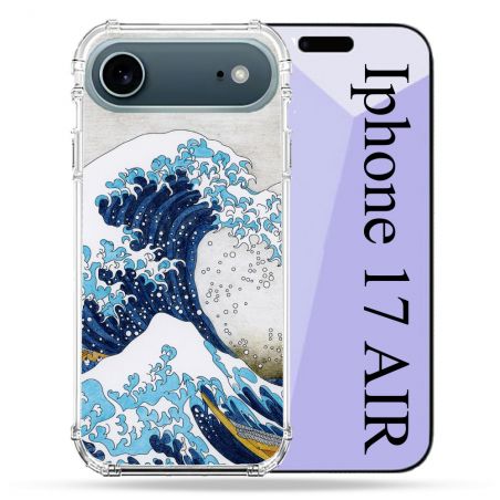 Coque Renforcée Magsafe Pour Iphone 17 Air Peinture La Grande Vague