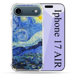 Coque Renforcée Magsafe Pour Iphone 17 Air Peinture La nuit étoilée