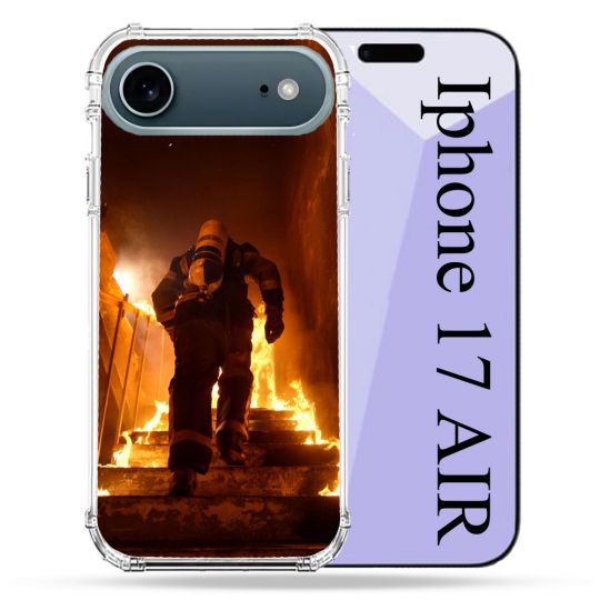 Coque Renforcée Magsafe Pour Iphone 17 Air Pompier Escalier