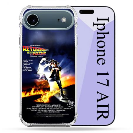 Coque Renforcée Magsafe Pour Iphone 17 Air Retour Vers Le Futur Affiche