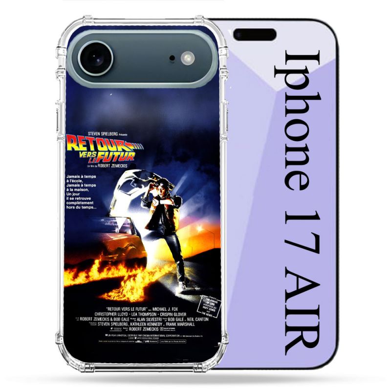 Coque Renforcée Magsafe Pour Iphone 17 Air Retour Vers Le Futur Affiche
