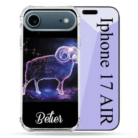 Coque Renforcée Magsafe Pour Iphone 17 Air Signe Zodiaque 2 Bélier