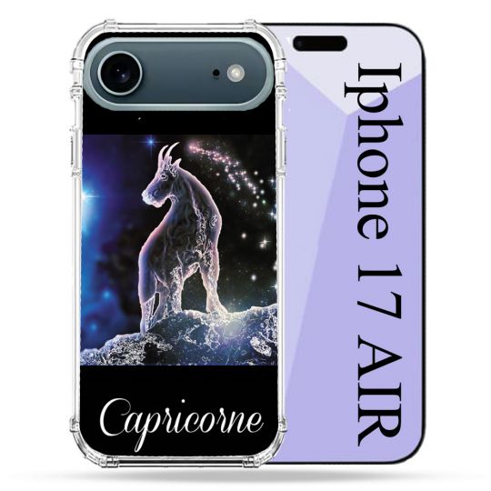 Coque Renforcée Magsafe Pour Iphone 17 Air Signe Zodiaque 2 Capricorne