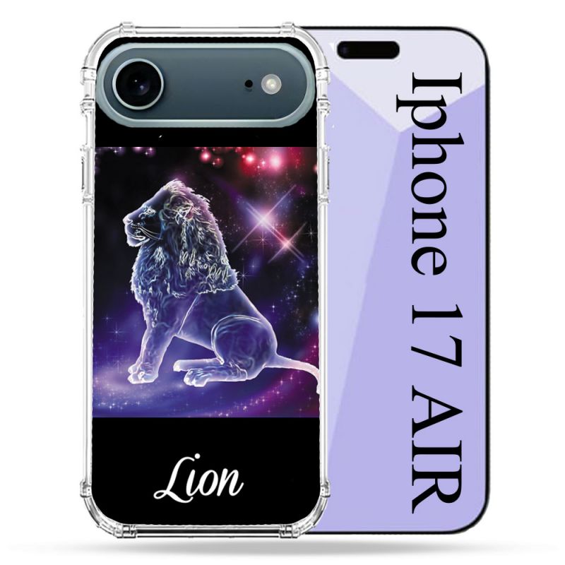 Coque Renforcée Magsafe Pour Iphone 17 Air Signe Zodiaque 2 Lion