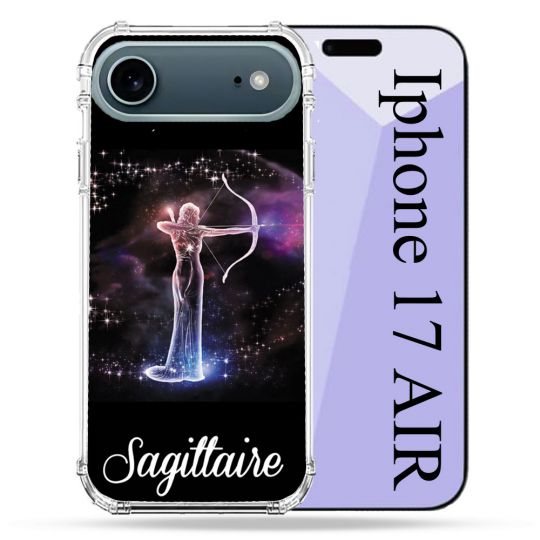 Coque Renforcée Magsafe Pour Iphone 17 Air Signe Zodiaque 2 Sagittaire