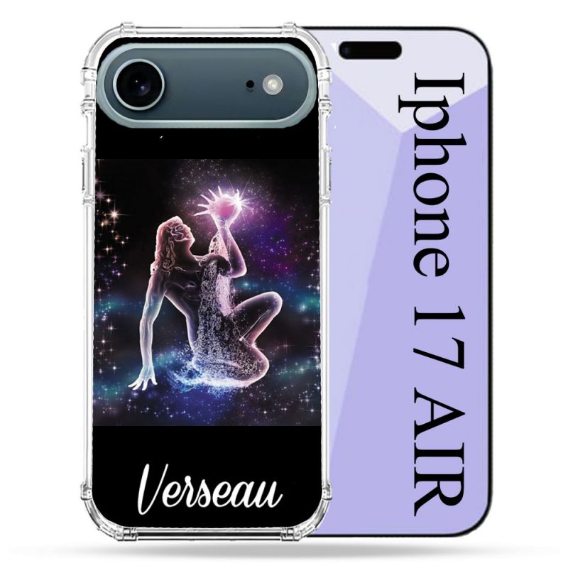 Coque Renforcée Magsafe Pour Iphone 17 Air Signe Zodiaque 2 Verseau