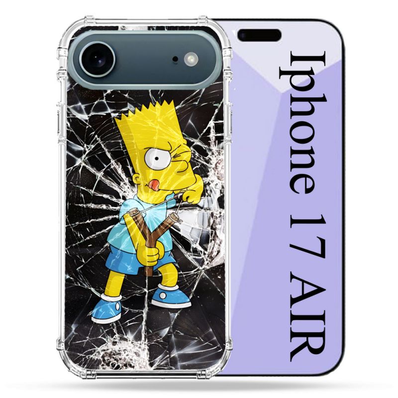 Coque Renforcée Magsafe Pour Iphone 17 Air Simpson Bart