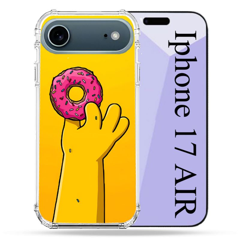 Coque Renforcée Magsafe Pour Iphone 17 Air Simpson Donuts
