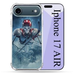 Coque Renforcée Magsafe Pour Iphone 17 Air Sport Hockey Squelette