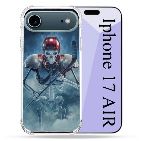 Coque Renforcée Magsafe Pour Iphone 17 Air Sport Hockey Squelette