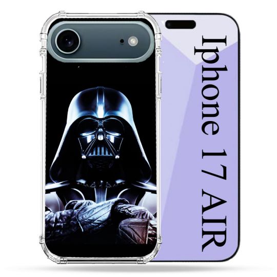 Coque Renforcée Magsafe Pour Iphone 17 Air Star Wars - Dark Vador Noir