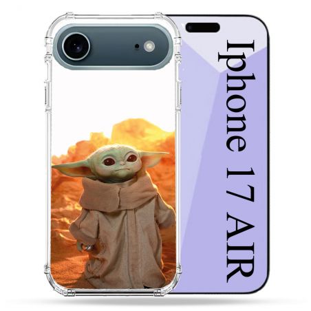Coque Renforcée Magsafe Pour Iphone 17 Air Star Wars - Yoda bebe soleil