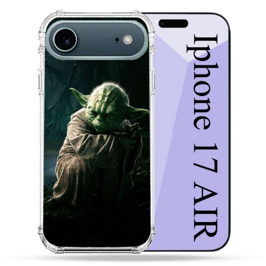 Coque Renforcée Magsafe Pour Iphone 17 Air Star Wars - Yoda sombre