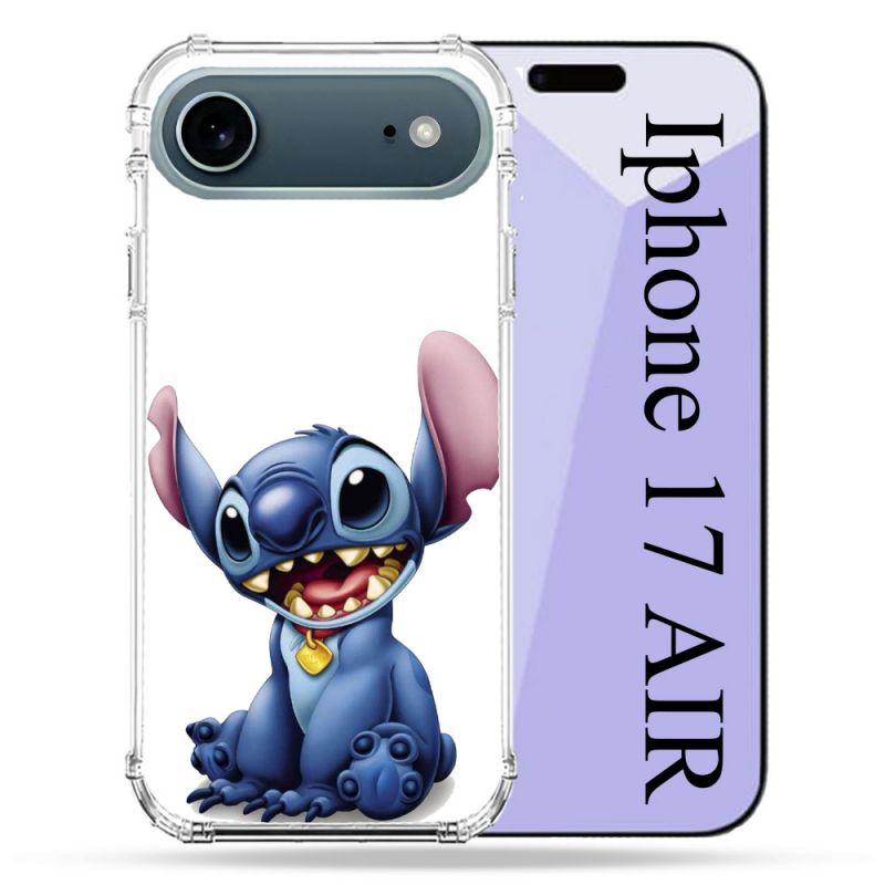 Coque Renforcée Magsafe Pour Iphone 17 Air Stitch Blanc