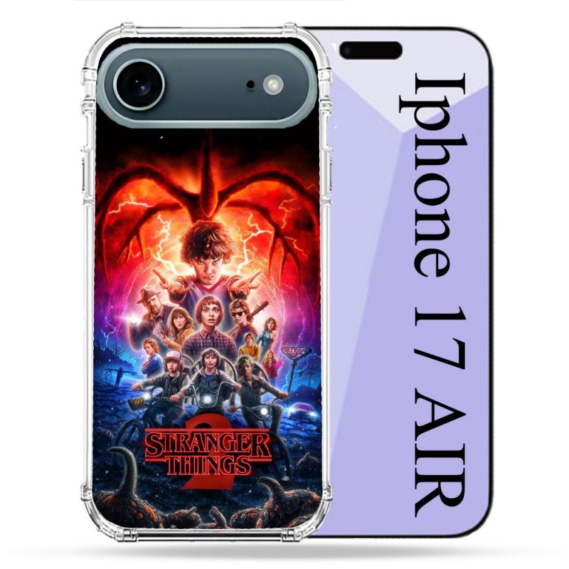 Coque Renforcée Magsafe Pour Iphone 17 Air Stranger Things Affiche 2