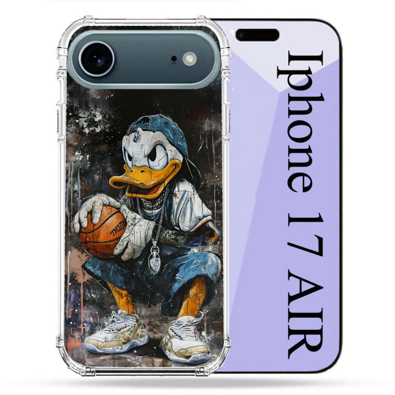 Coque Renforcée Magsafe Pour Iphone 17 Air Street Art Donald Duck