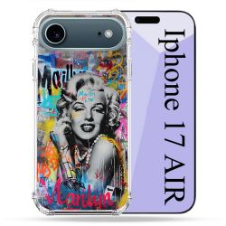 Coque Renforcée Magsafe Pour Iphone 17 Air Street Art Maryline Monroe