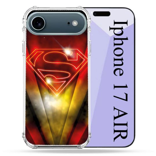 Coque Renforcée Magsafe Pour Iphone 17 Air Superman Logo