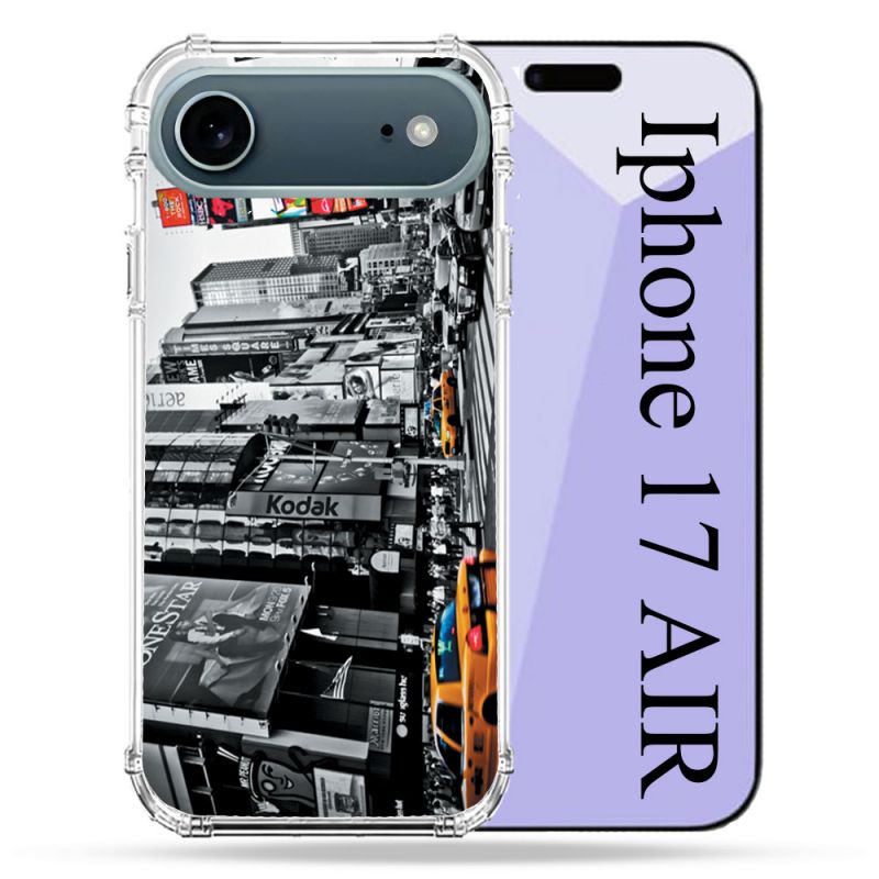 Coque Renforcée Magsafe Pour Iphone 17 Air Voyage Amerique USA New York Taxi