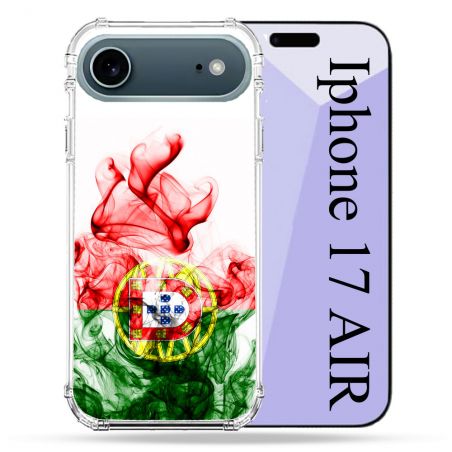 Coque Renforcée Magsafe Pour Iphone 17 Air Voyage Portugal Flamme