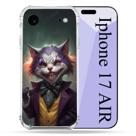 Coque Renforcée Pour Iphone 17 Air Animal Chat Joker