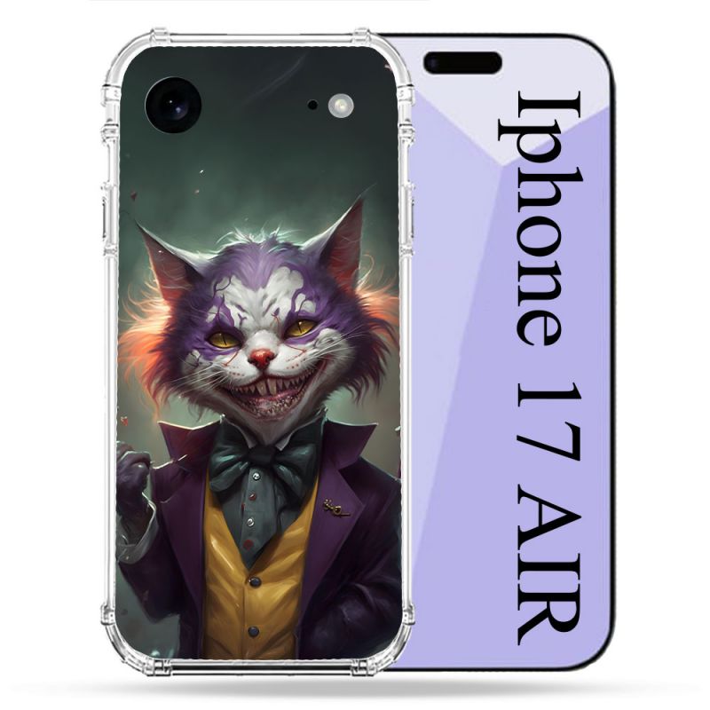 Coque Renforcée Pour Iphone 17 Air Animal Chat Joker