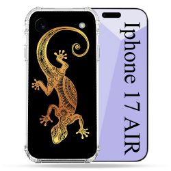 Coque Renforcée Pour Iphone 17 Air Animal Lezard Noir