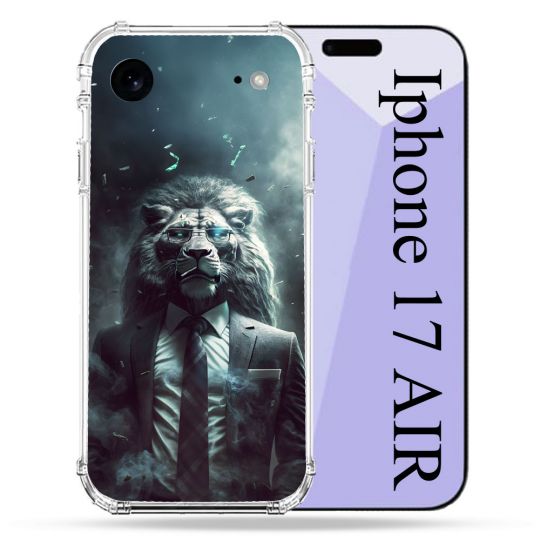 Coque Renforcée Pour Iphone 17 Air Animal Lion Business