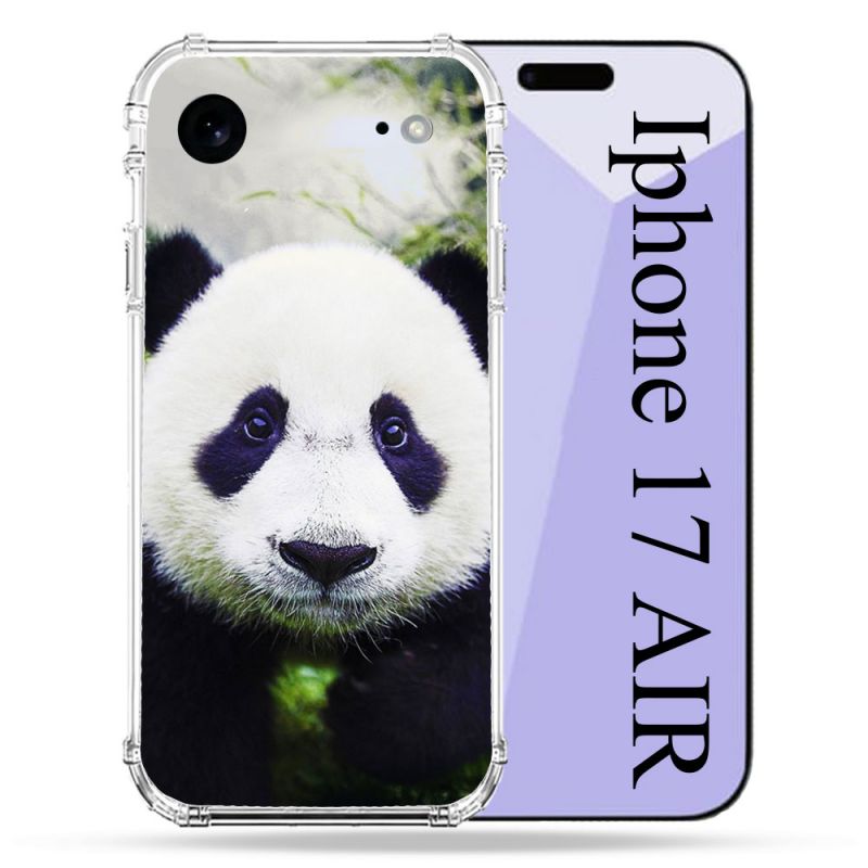 Coque Renforcée Pour Iphone 17 Air Animal Panda Color