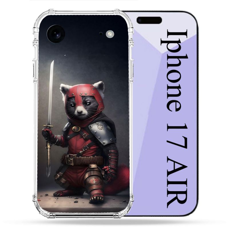 Coque Renforcée Pour Iphone 17 Air Animal Raton Samouraï