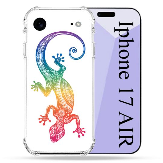 Coque Renforcée Pour Iphone 17 Air Animal Salamandre Color