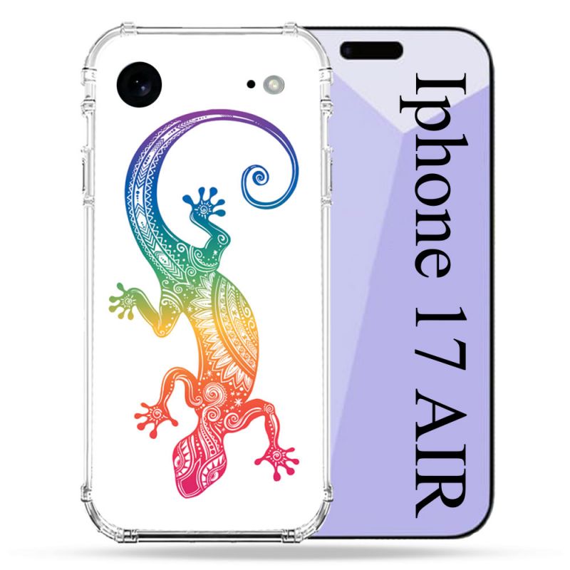 Coque Renforcée Pour Iphone 17 Air Animal Salamandre Color