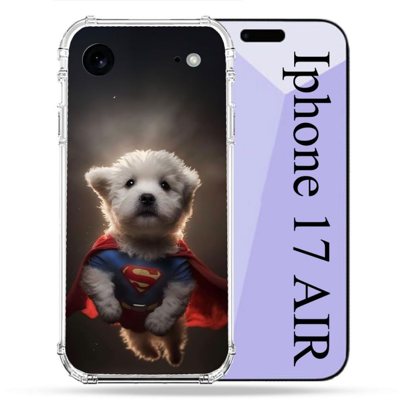Coque Renforcée Pour Iphone 17 Air Animal Super Chien
