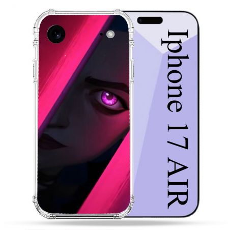 Coque Renforcée Pour Iphone 17 Air Arcane Jinx Rose