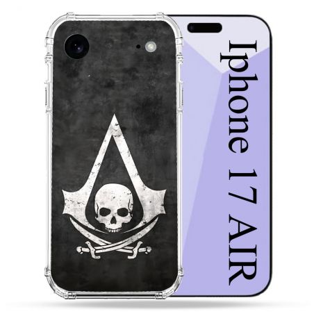 Coque Renforcée Pour Iphone 17 Air Assassin Creed Tete Mort