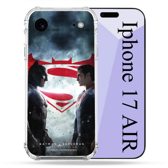 Coque Renforcée Pour Iphone 17 Air Batman VS Superman