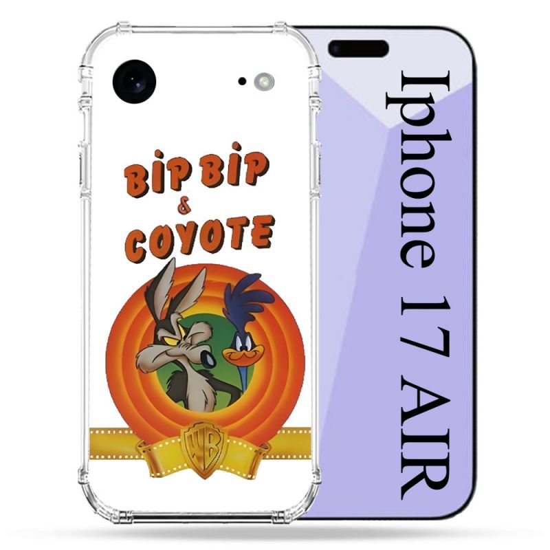 Coque Renforcée Pour Iphone 17 Air Bip Bip Coyote