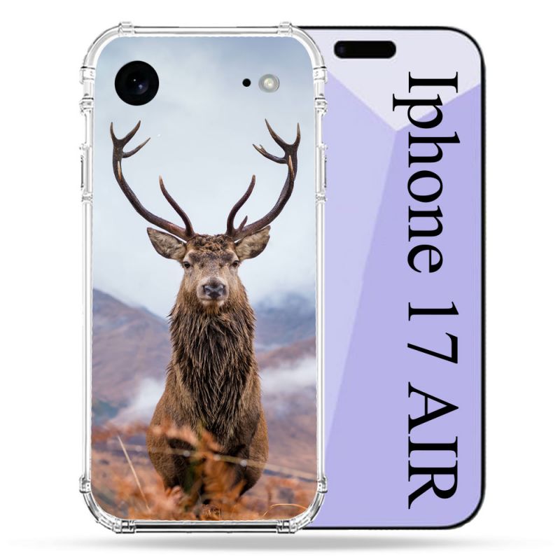 Coque Renforcée Pour Iphone 17 Air Chasse Chevreuil Montagne