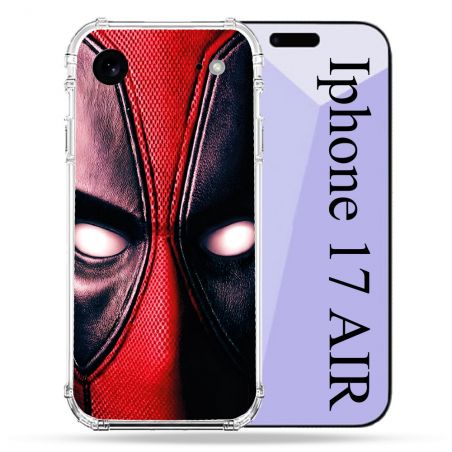 Coque Renforcée Pour Iphone 17 Air Deadpool Yeux