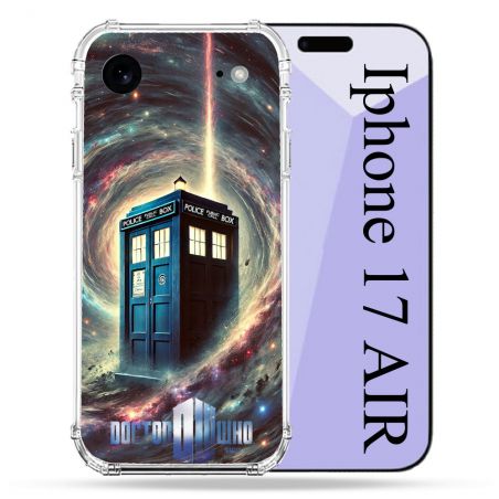 Coque Renforcée Pour Iphone 17 Air Dr Who Tardis Univers