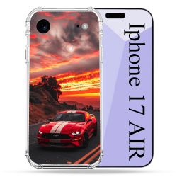 Coque Renforcée Pour Iphone 17 Air Ford Mustang GT500 Rouge