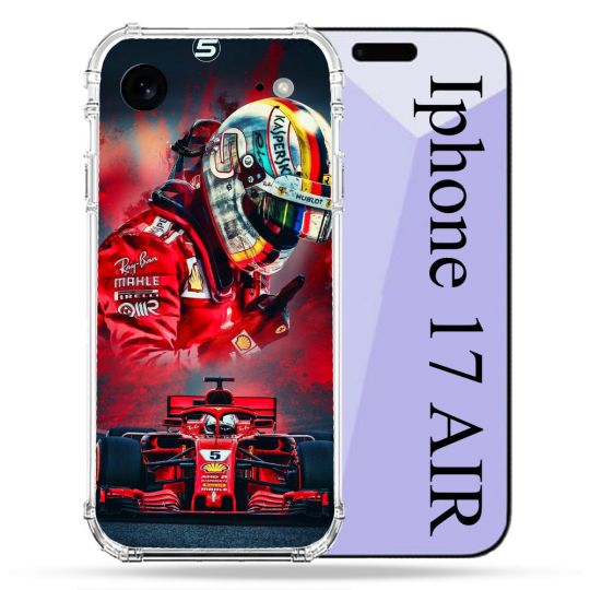 Coque Renforcée Pour Iphone 17 Air Formule 1 F1 Ferrari