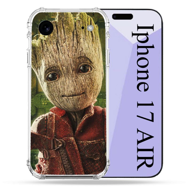 Coque Renforcée Pour Iphone 17 Air Groot Vert